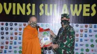 Walubi Sulsel Serahkan Bantuan ke Kodam XIV/Hasanuddin Untuk Dibagikan ke Masyarakat