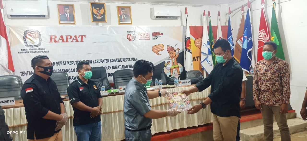 Empat Kandidat Resmi Bertarung di Pilkada Konkep