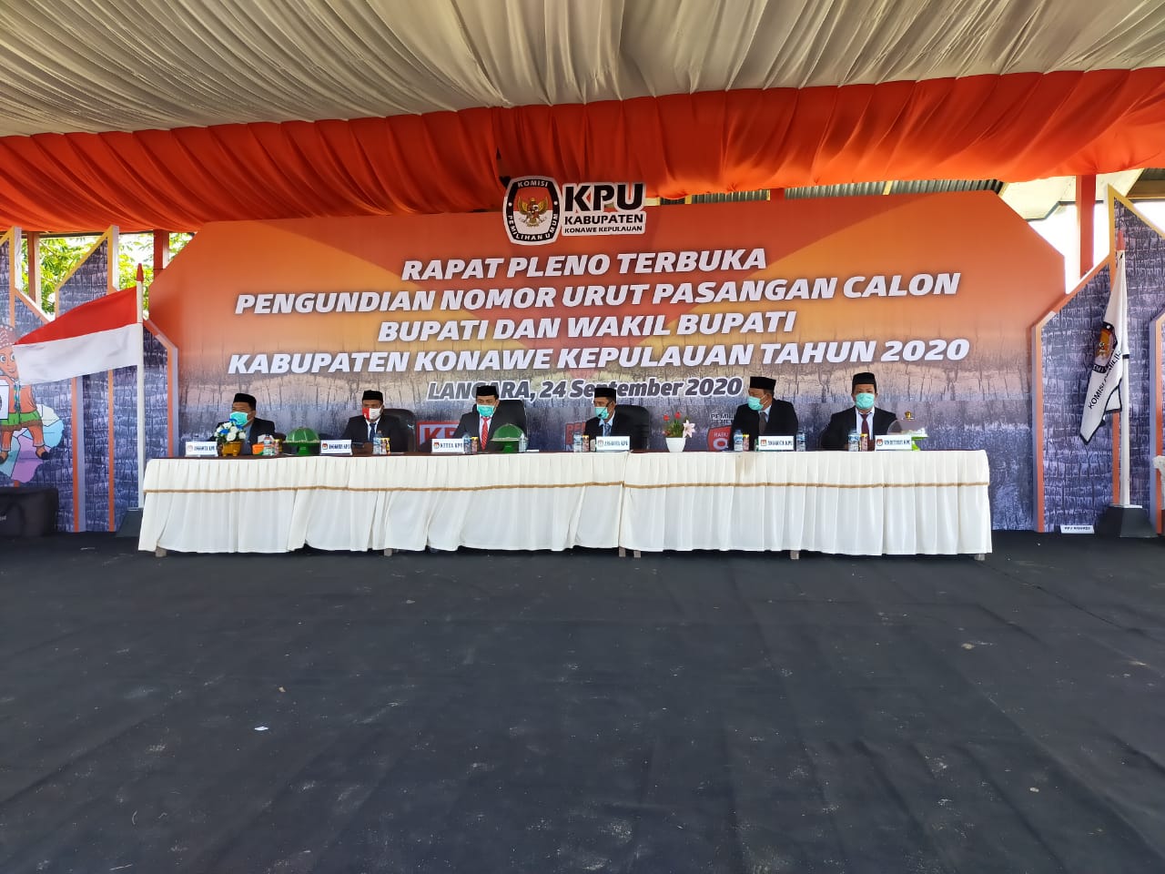 Ini Nomor Urut Paslon Pilkada Konkep