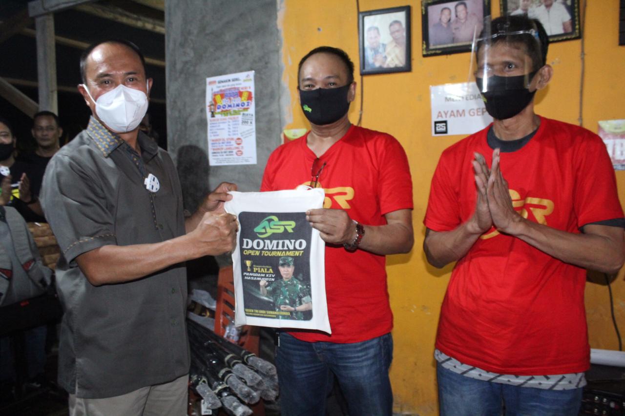 Perlombaan Domino Seri IX Dihadiri Pangdam Hasanuddin