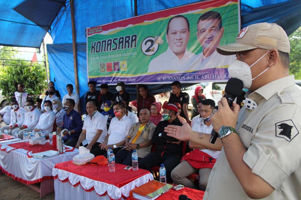 Hadiri Kampanye Terakhir Paslon Rabu, Andi Ady Aksar Sebut Ruksamin Sebagai Pahlawan Konut