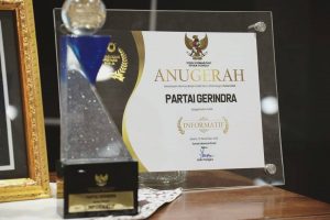 Partai Gerindra Terpilih Sebagai Parpol Paling Informatif