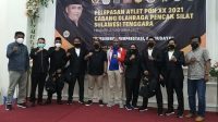 Andi Ady Aksar Lepas Kontingen Pencak Silat Sultra ke PON XX Papua