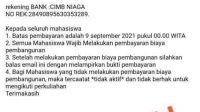 Hoax!!! Informasi Pungutan Biaya Pembangunan ke Maba UHO, Ini Penjelasan Rektor