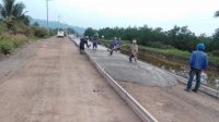 PT VDNIP Beton Jalan di Tobi Meita Sepanjang Dua Kilometer