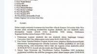 Jaga Kondusivitas Lingkungan UHO, Rektor Zamrun Keluarkan Surat Edaran,  Berikut Isinya!