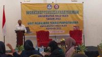 Tingkatkan Kemampuan Menulis Mahasiswa dan Dosen, UPT Perpustakaan UHO Gelar Workshop