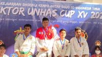 UHO Sabet 3 Medali Kejurnas Shorinji Kempo Rektor Unhas 2023