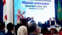 Sekda Setiawan Optimistis Cabor Squash Mampu Sumbang Emas untuk Jabar di PON 2024