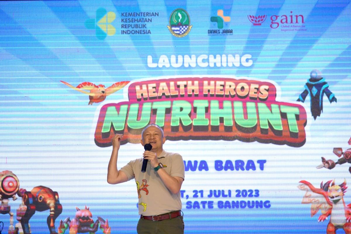 Sekda Setiawan Luncurkan Aplikasi Health Heroes Nutrihunt Se-Jawa Barat