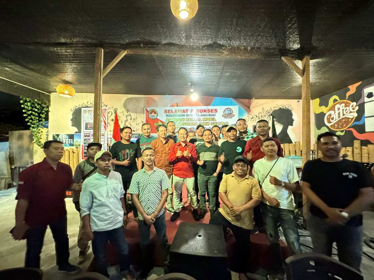 ARM Sultra Bangun Silaturahmi antar Sesama Pengusaha Rental Mobil di Baubau