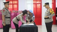 5 Kapolsek dan Kasatresnarkoba Polresta Kendari Resmi Berganti