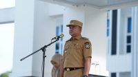 Wakil Bupati Konsel Wahyu Pimpin Apel Perdana, Tekankan Kedisiplinan ASN