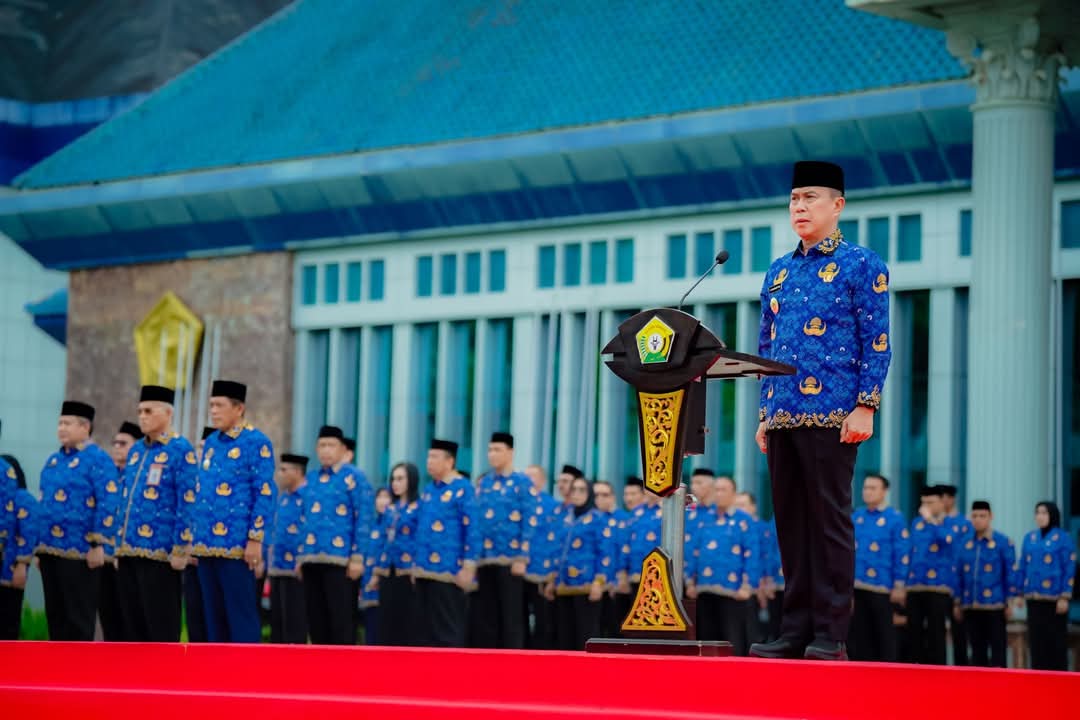 Pimpin Upacara HKN, Gubernur Sultra Ajak ASN Perkuat Nasionalisme dan Disiplin Kerja