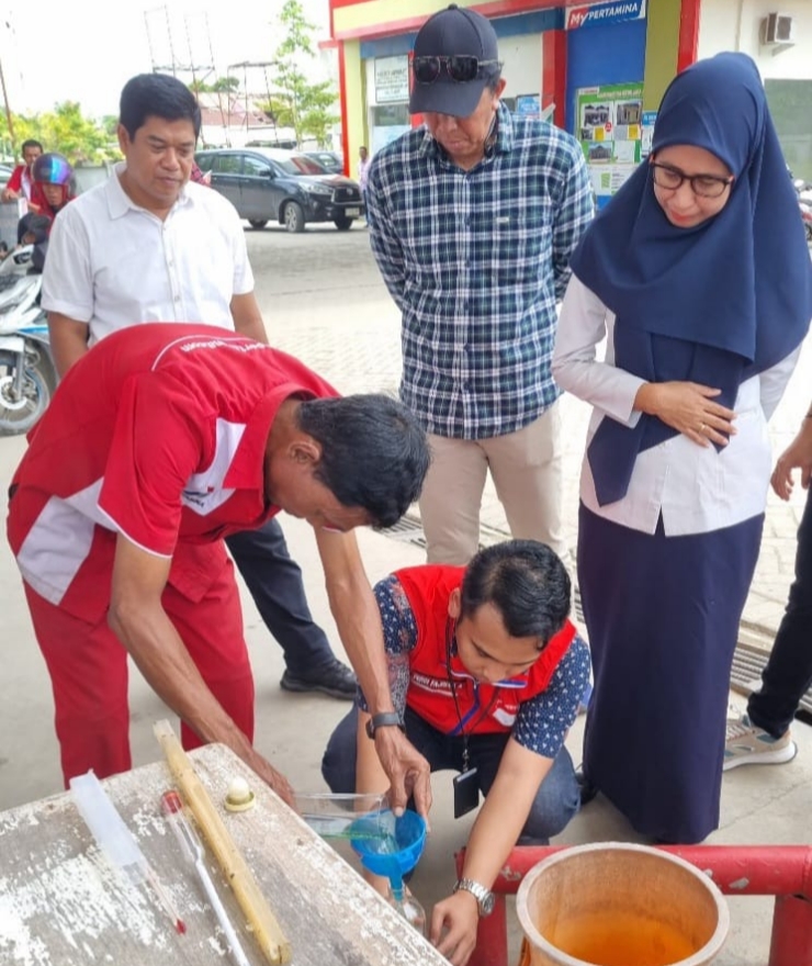 Tindak Lanjuti Isu BBM Oplosan, ESDM dan Polda Sultra Lakukan Pengecekan