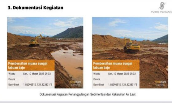 CV Putri Perdana Tuntaskan Proyek Penanggulangan Sedimentasi di Morowali Utara
