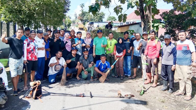 Warga dan Pemerintah Kecamatan Kadia Gelar Aksi Bersih Lingkungan Serentak