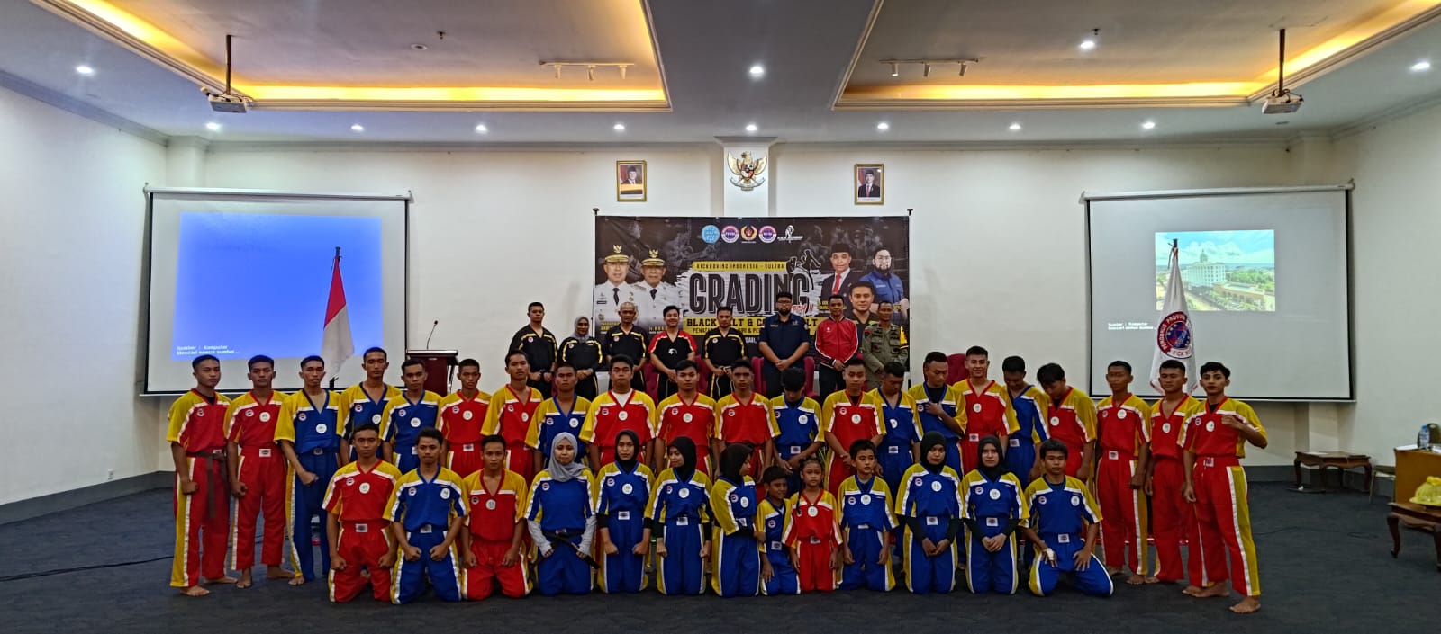 Dewan Sabuk Nasional Kick Boxing Apresiasi Antusias Atlet Sultra Ikuti Grading