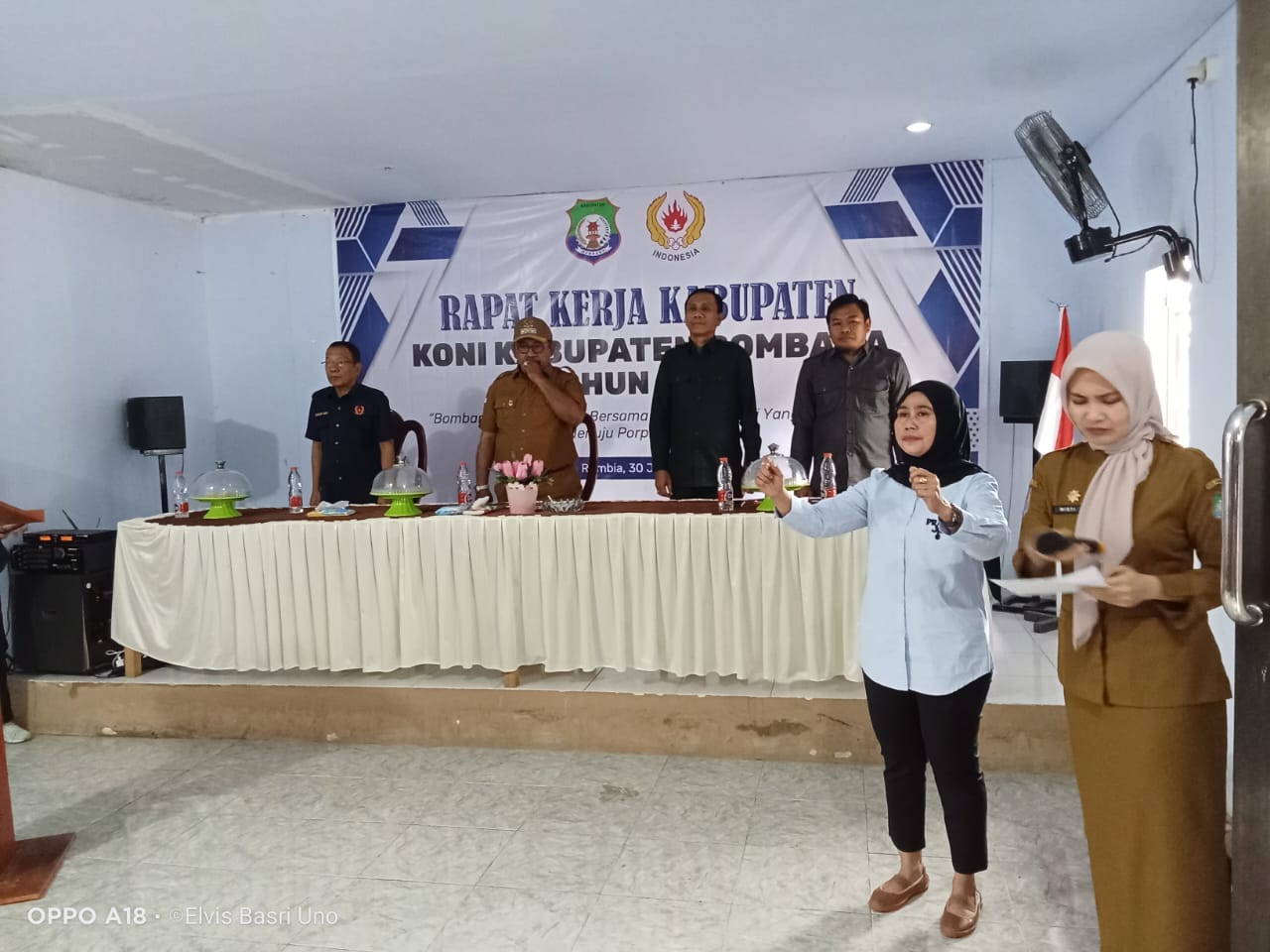 KONI Sultra Hadiri Rapat Kerja KONI Bombana