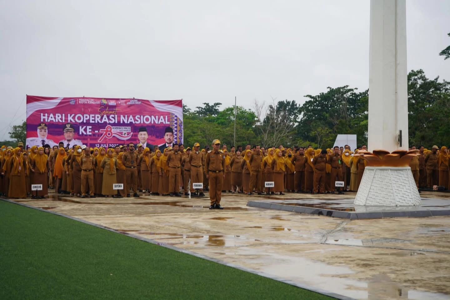 Koperasi Bangkit, Ekonomi Rakyat Kuat: Pemkot Kendari Gaungkan Semangat Harkopnas ke-78