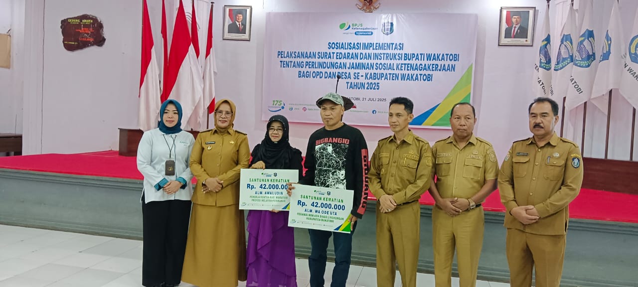 Pemkab Wakatobi Dorong Perlindungan Jamsostek hingga Tingkat Desa