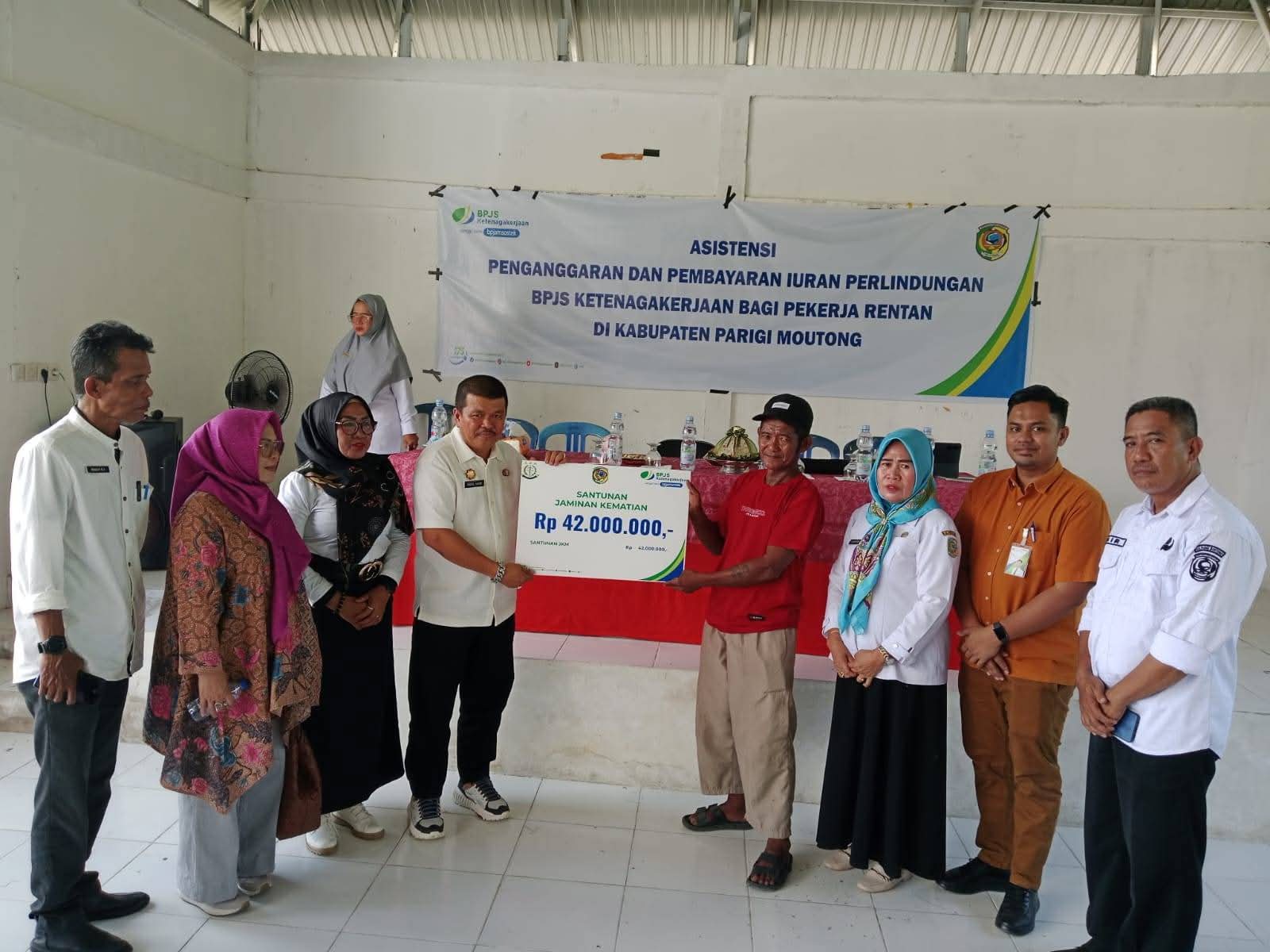 Pemerintah Kabupaten Parigi Moutong Gelar Asistensi Penganggaran BPJS Ketenagakerjaan untuk Pekerja Rentan