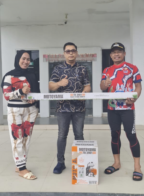 Kecamatan Kadia Terima Bantuan Alat Pemotong Rumput, Perkuat Sarana Kebersihan dan Lingkungan
