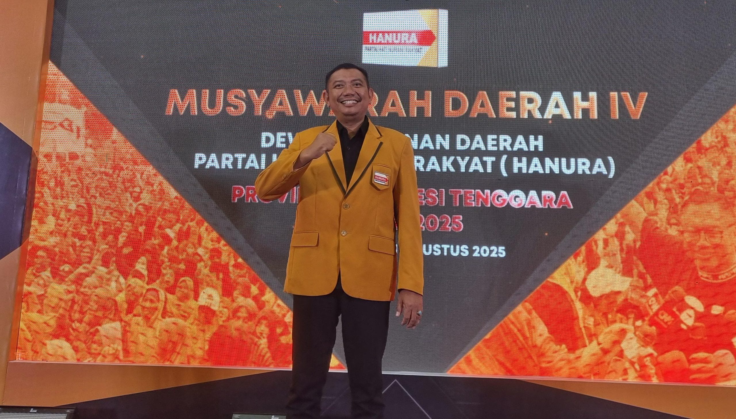 Fajar Ishak Pimpin Partai Hanura Sultra, Gubernur Titip Satu Pesan