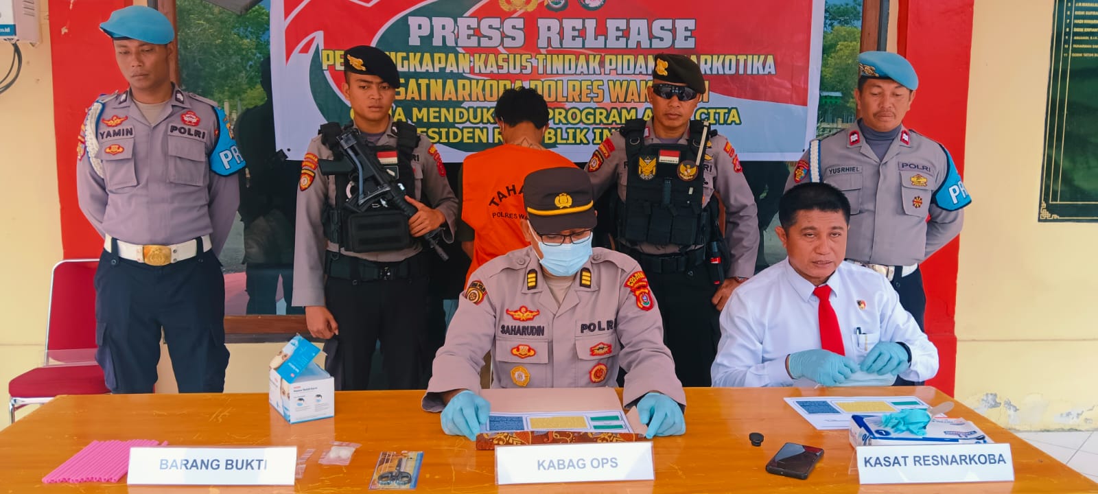 Polisi Amankan Pengedar Sabu di Wakatobi, Barang Bukti 9,55 Gram