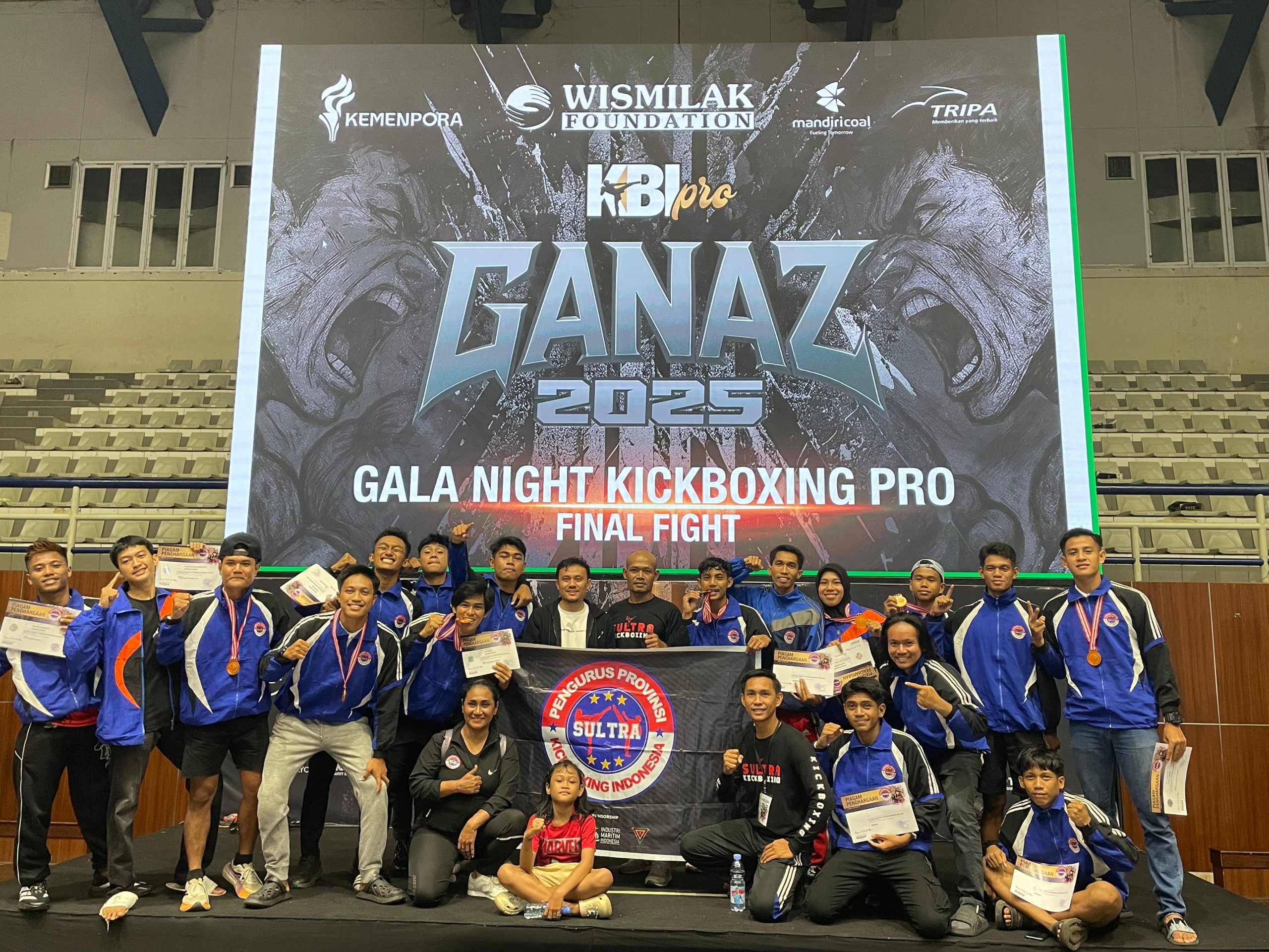 Debut Mengejutkan, Kickboxing Sultra Tembus Papan Prestasi Nasional dengan 8 Medali