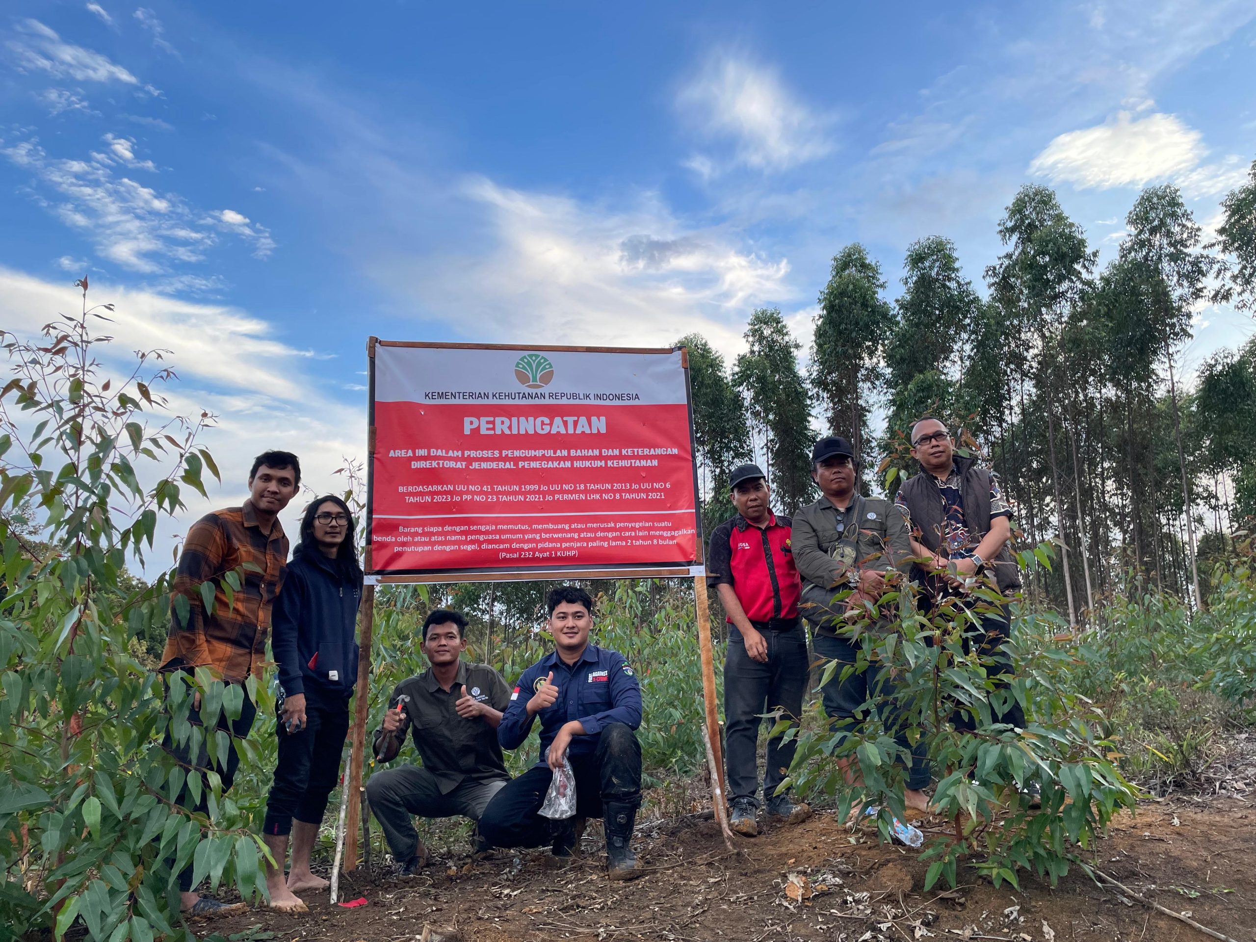Operasi Besar Gakkum: Kemenhut Segel 5 Lokasi dan Sasar 12 Pelaku Perusak Hutan Tapanuli