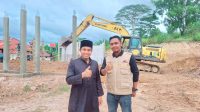 Percepat Pembangunan, PT WIN Kerahkan Excavator untuk Masjid Pondok Tahfiz di Desa Parasi