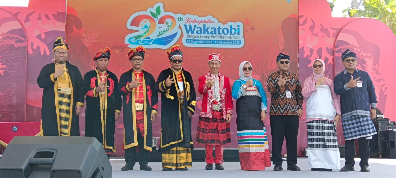 HUT Ke-22 Wakatobi: Refleksi Capaian dan Penguatan Sinergi Menuju Kabupaten Maritim Sentosa