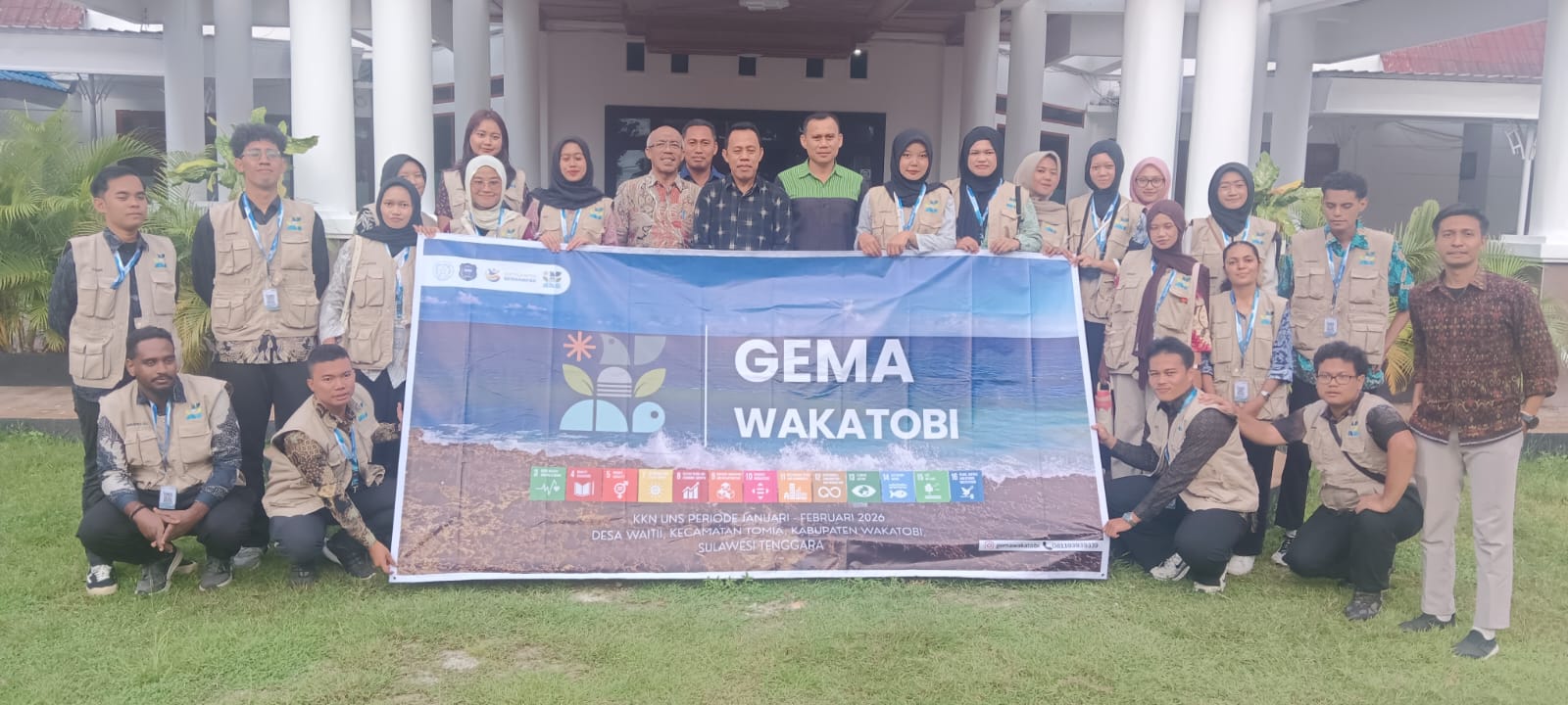Puluhan Mahasiswa UNS Jalani KKN di Wakatobi
