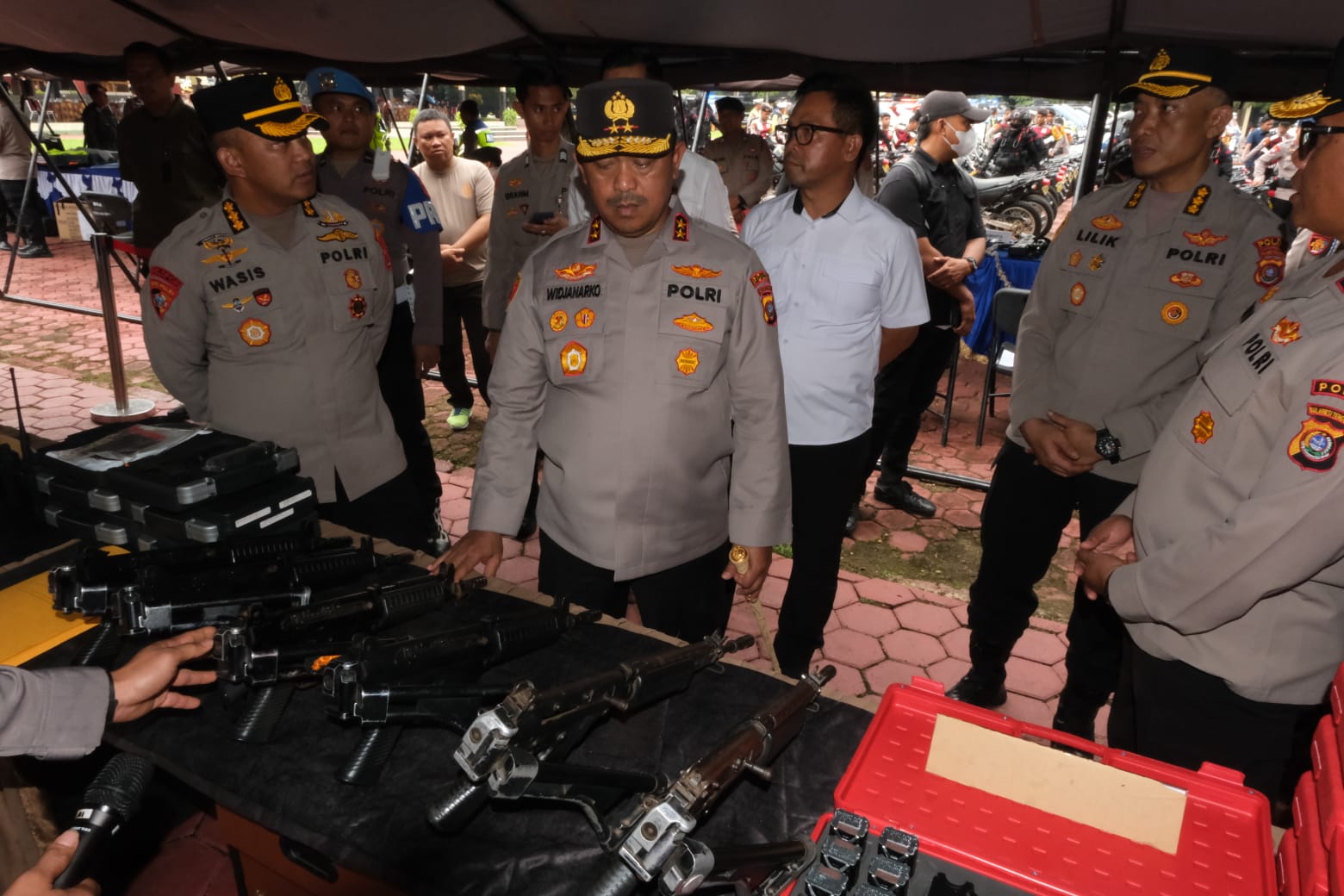 Tingkatkan Kesiapsiagaan, Polda Sultra Gelar Pengecekan Almatsus