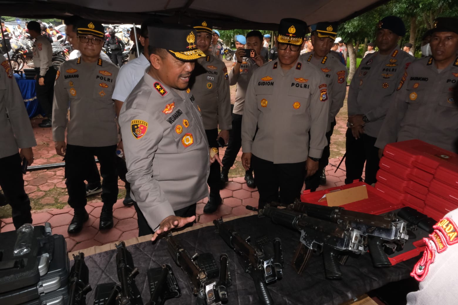 Tingkatkan Kesiapsiagaan, Polda Sultra Gelar Pengecekan Almatsus