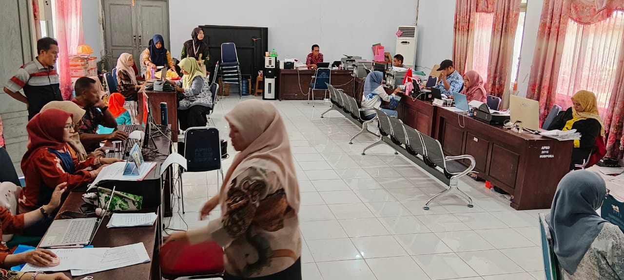 Pasca Kebakaran, Dikbud Wakatobi Pindahkan Aktivitas ke Aula, Pelayanan Tetap Berjalan