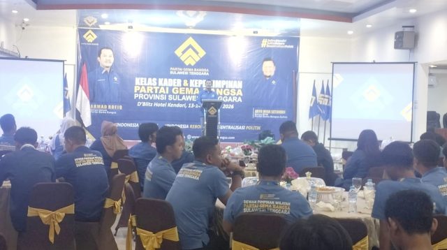 Partai Gema Bangsa Tanamkan Desentralisasi Politik Kepada Kader se-Sultra