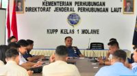 KUPP Molawe Gelar Rapat Internal, Perkuat Pengawasan Keselamatan Pelayaran