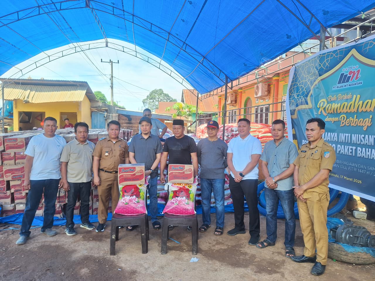 PT Wijaya Inti Nusantara Salurkan 2.500 Paket Sembako, Perkuat Kebersamaan di Bulan Ramadhan