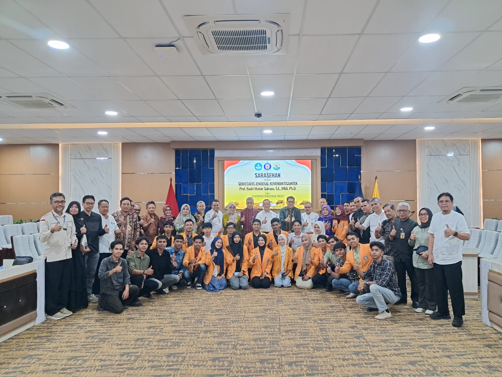 Berkunjung ke UHO, Sekjen Kemendiktisaintek Dorong Kampus Selaraskan Prodi dengan Kebutuhan Dunia Kerja