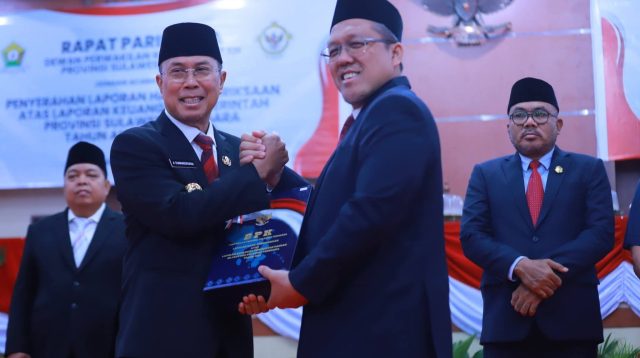 Pemprov Sultra Kembali Raih Opini WTP ke-13 dari BPK RI