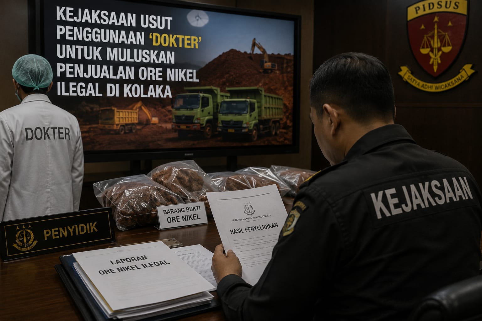 Kejaksaan Usut Penggunaan 'Dokter' untuk Muluskan Penjualan Ore Nikel Ilegal di Kolaka