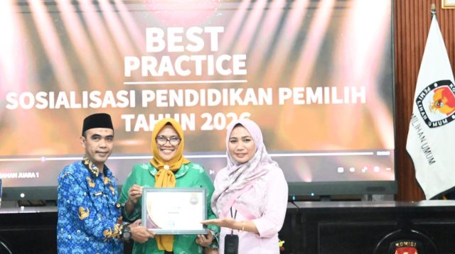 KPU Wakatobi Raih Peringkat Pertama Best Practice Sosialisasi Pendidikan Pemilih 2026