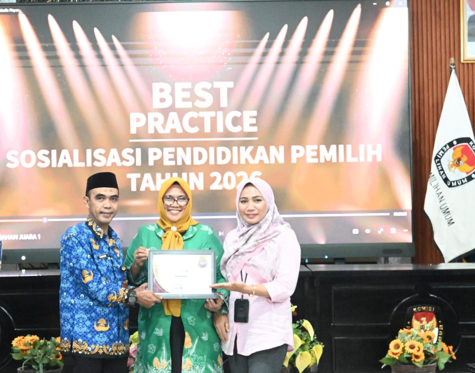 KPU Wakatobi Raih Peringkat Pertama Best Practice Sosialisasi Pendidikan Pemilih 2026