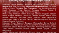 Waspada! Aksi Penipuan Catut Nama Kajati Sultra dan Pejabat Kejaksaan