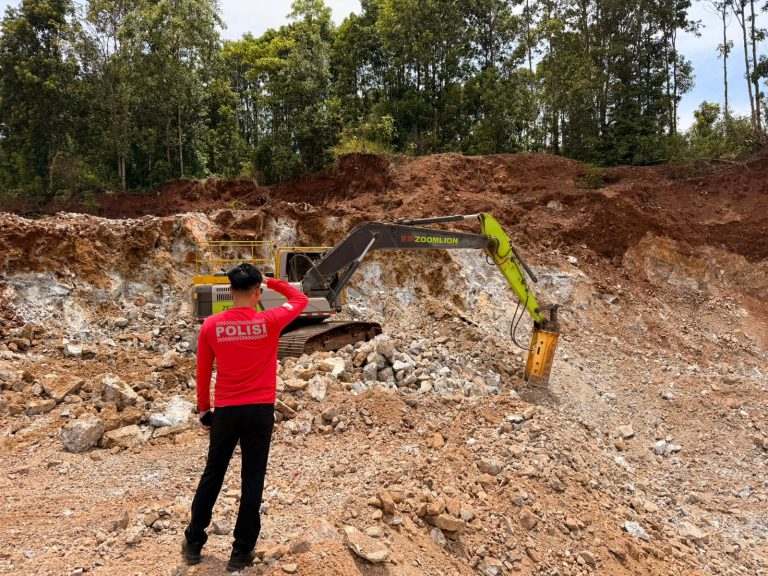 Polda Sultra Tindak Tambang Ilegal di Pomalaa Kolaka