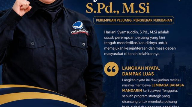 Kolaborasi Lintas Sektor, Hariani Syamsuddin Gaet BRCC Indonesia Hadirkan Pusat Bahasa Mandarin di Kolaka
