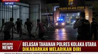Breaking News!Belasan Tahanan Polres Kolaka Utara Dikabarkan Kabur dari Sel