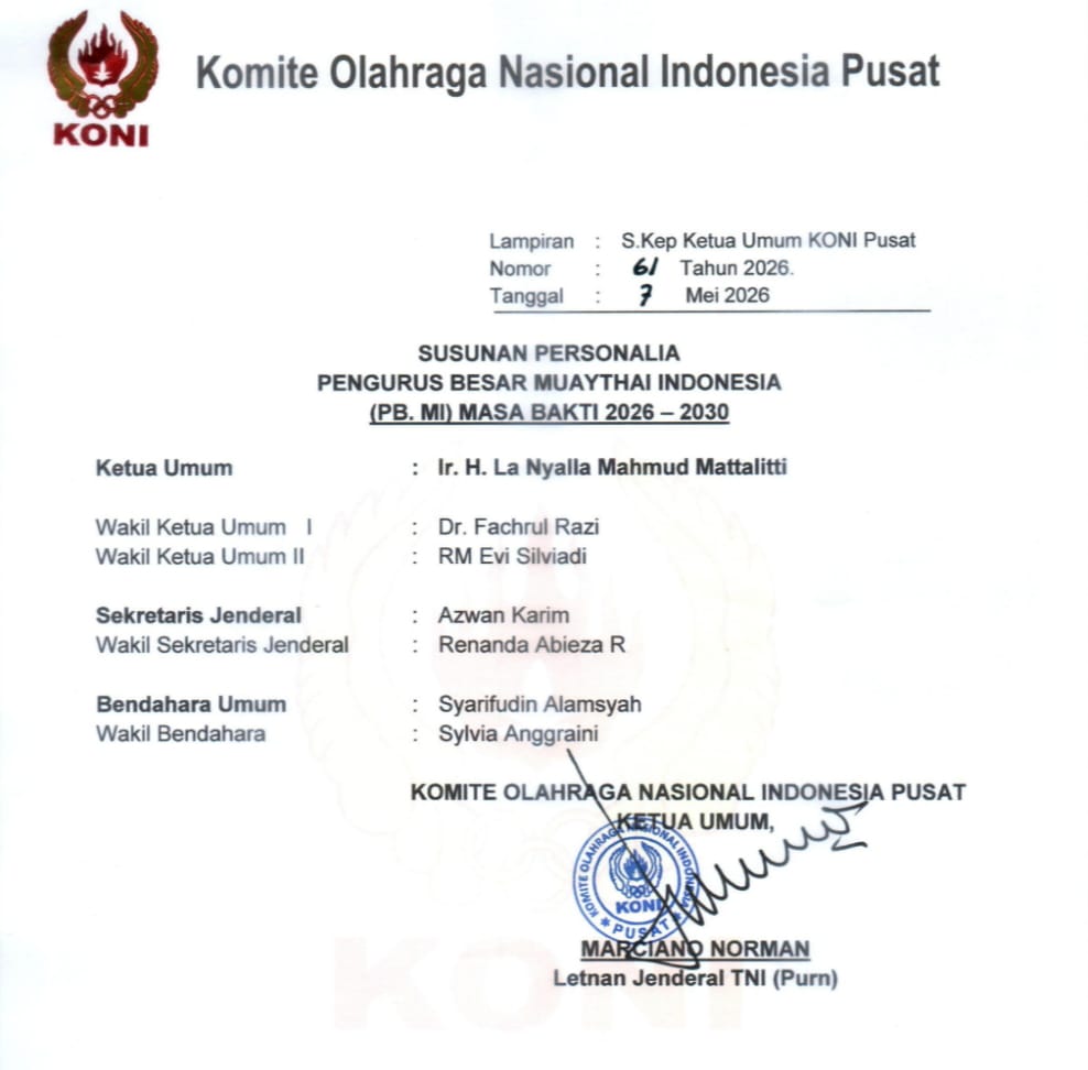 Polemik Kepengurusan Muaythai, Begini Sikap KONI Sultra